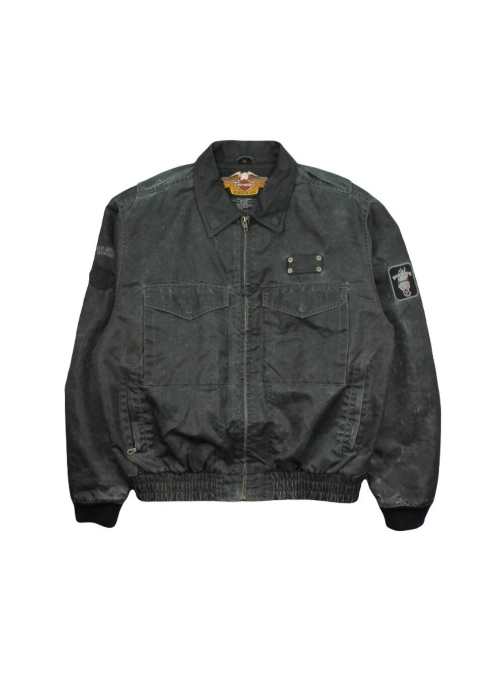 Vintage Harley Davidson Motorcycles Bomber Jacket XL